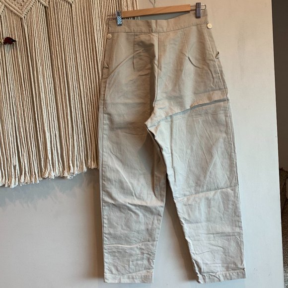 Ilana Kohn Cream Straight Leg Pants - Picture 2 of 5